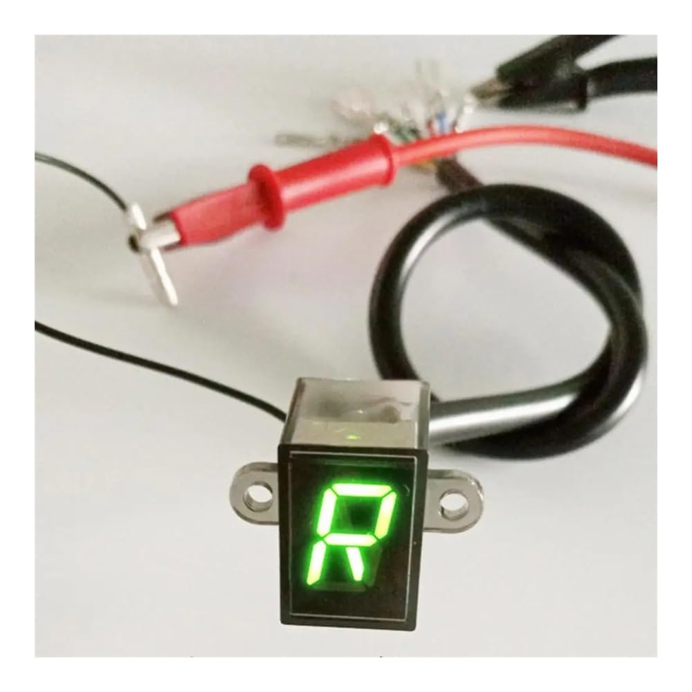Indicador de Engranaje de Velocidad Indicador de Marchas Digital Universal para Motocicleta, Pantalla de 12V, Sensor de Palanca de Cambios, indicador de Marchas Digital