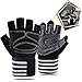Guantes Gimnasio para Hombre y Mujer, Gym Guantes Transpirable con Protección Completa de Muñeca y Palma, Antideslizante Guantes Crossfit para Levantamiento de Pesas, Musculación, Fitness-L