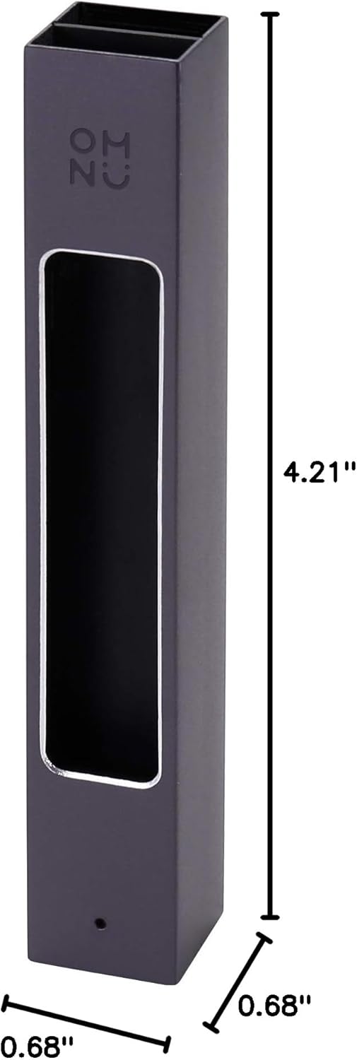 Case with Magnetic Holder, Charger Storage, Extra Storage Pouch and Anodized Metal Protection (Gray)