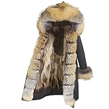 winterjacke echtpelz marke Haltbarkeit – Pelzmäntel werden oft aus Naturpelz oder Kunstleder hergestellt, das sind sehr starke und langlebige Materialien, die jahrelang halten, ohne auszufransen oder zu reißen.