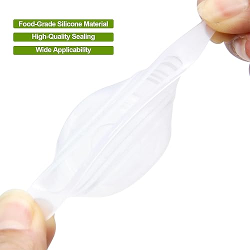 Miniatura 3 de Tapas elásticas de silicona, tapa de sello de silicona reutilizable, adecuadas para tapas de botellas de tamaño pequeño (paquete de 12)