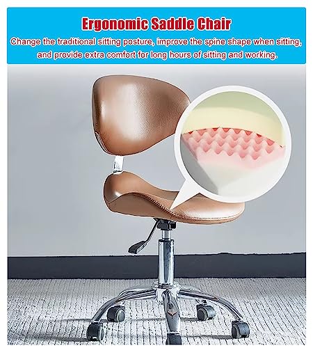 Tabouret de selle réglable avec dossier pour cabinet médical - 2