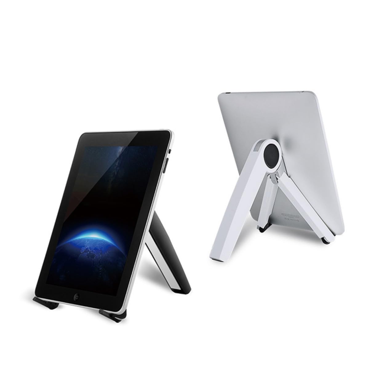 Soporte Plegable para Portátil y Tableta de Aleación de Aluminio, Estable y Ajustable Diseño Triangular para Oficina y Juegos