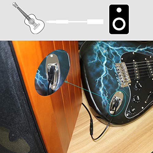 Adaptador GINTOOYUN 6.35mm a 3.5mm Stereo Y-Splitter miniatura 6