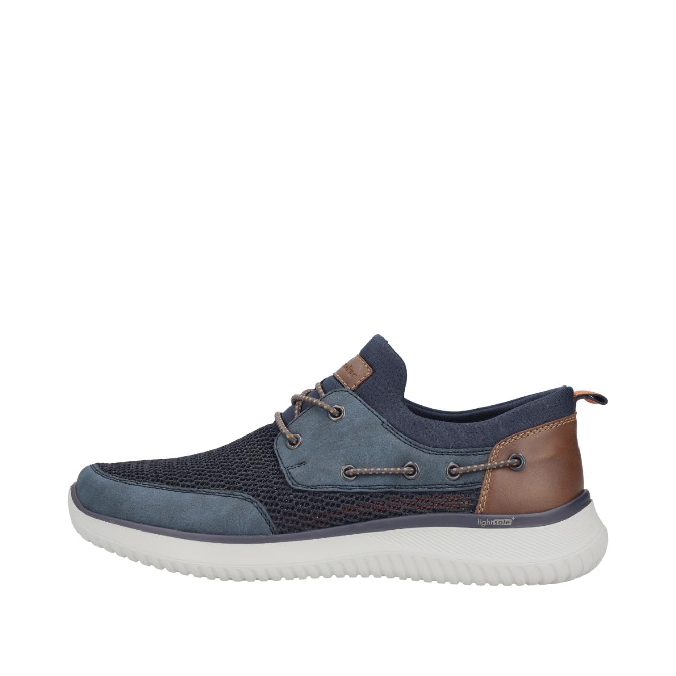 Rieker Slipper Weite G + blau