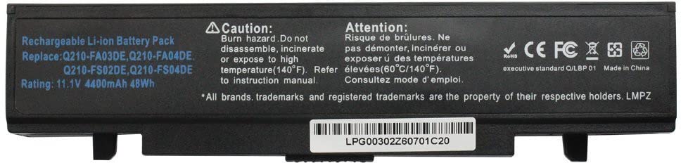 TravisLappy Laptop Battery Compatible for Samsung NP-RV508, NP-RV513, NP-RV515, NP-RV509, NP-RV510 (B0CMHX9C7G) Amazon Price History, Amazon Price Tracker