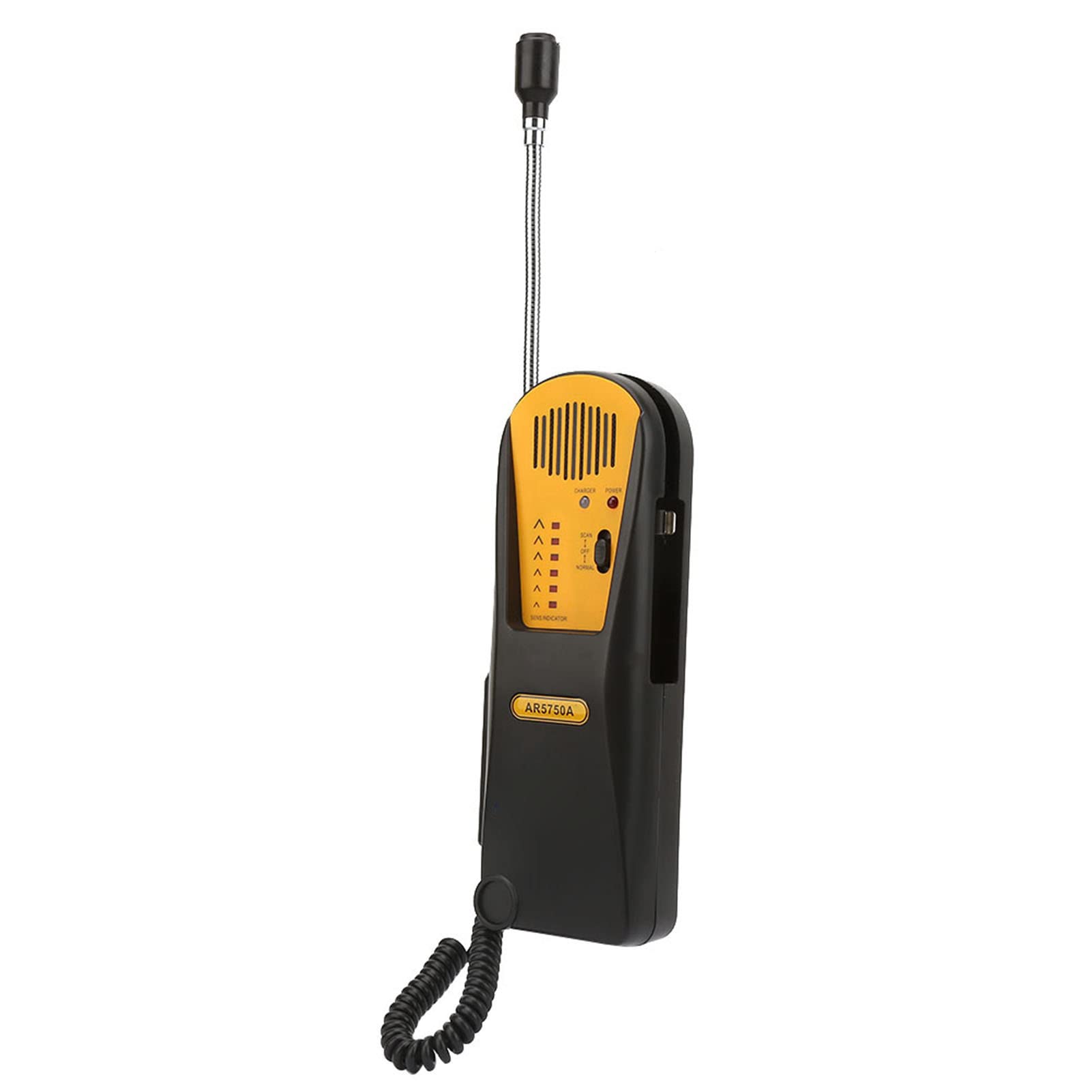 AR5750A Detector de Flúor Halógeno Portátil Detector de Fugas Halógenas Detector de Fugas de Gas Flúor con Carga USB y Zumbador