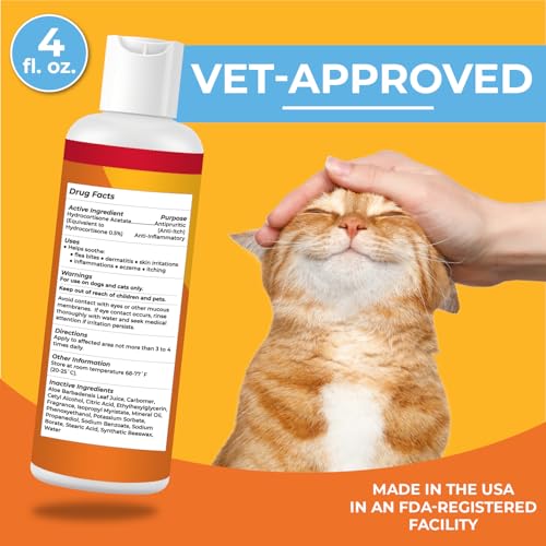 Image of Paw Science Anti-Itch Hydrocortisone Moisturizing Lotion for Dogs & Cats - Hot Spot Treatment, Dog Itching Skin Relief, Itchy Hotspots Cream, Medicated Ointment for Irritation & Rash