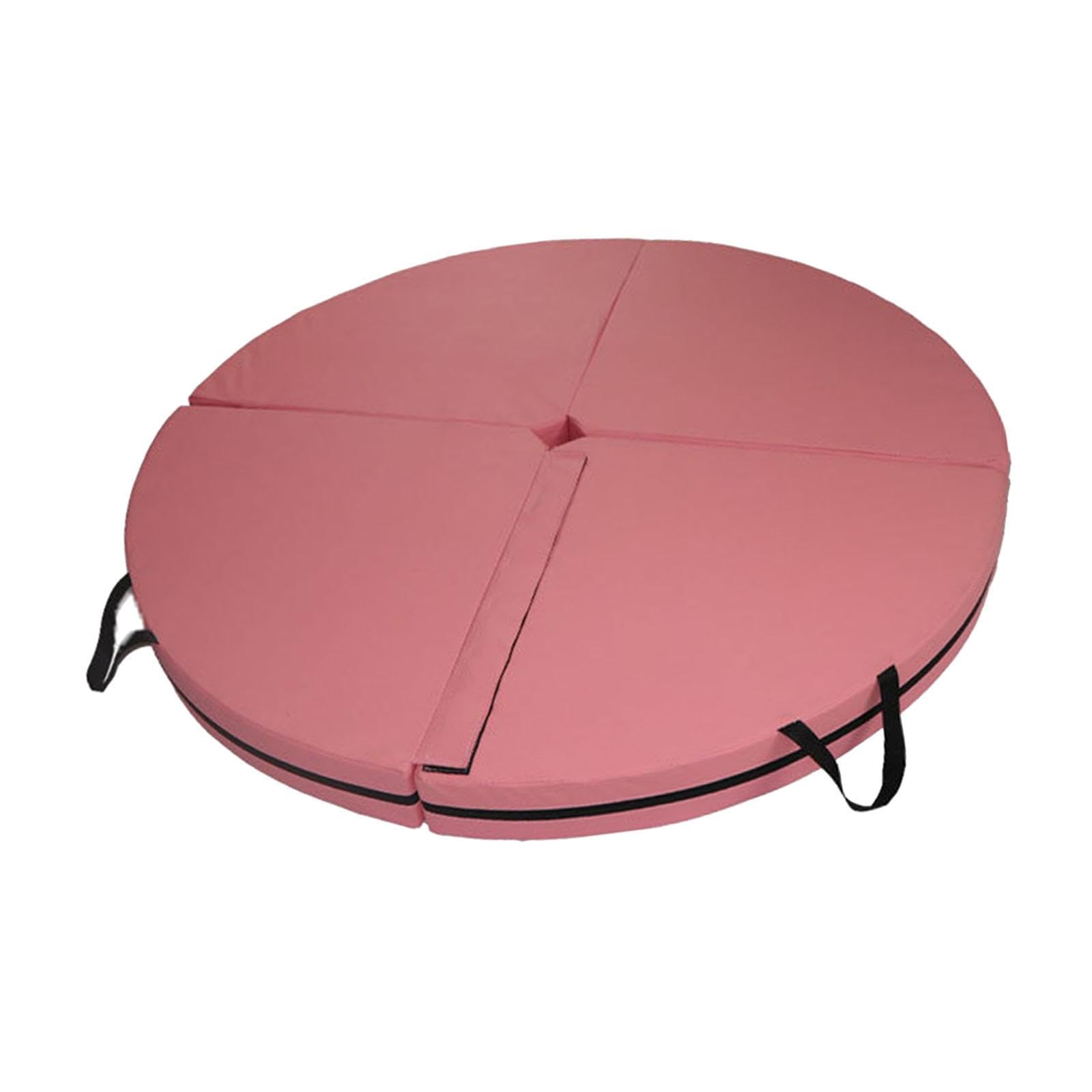 CALANDIS Folding Pole Dance Mat Round Gymnastics Equipment for Workout Fitness Studio Rose red | Mats & Non-Slip Towels | Yoga & Pilates | Fitness Running & Yoga | Sporting Goods-image-12