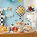 BOOMTOP 9pcs Topper Cake Motocicleta Imagen de BOOMTOP 9pcs Topper Cake Motocicleta