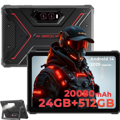 HOTWAV R9 Plus Outdoor Tablet - Android 14 11\" 2K FHD+ Rugged Tablets, 24GB +512GB+2TB TF, Octa-Core 20080mAh 20W Schnellladung, 64MP+16MP IP68/IP69K Tablet Wasserdicht, Dual SIM 4G/5G WiFi/GPS/OTG HOTWAV R9 Plus Outdoor Tablet - Android 14 11\" 2K FHD+ Rugged Tablets, 24GB +512GB+2TB TF, Octa-Core 20080mAh 20W Schnellladung, 64MP+16MP IP68/IP69K Tablet Wasserdicht, Dual SIM 4G/5G WiFi/GPS/OTG