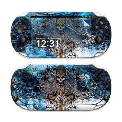 Skeleton King Design Protective Decal Skin Sticker (High Gloss Coating) for Sony Playstation PS Vita Handheld