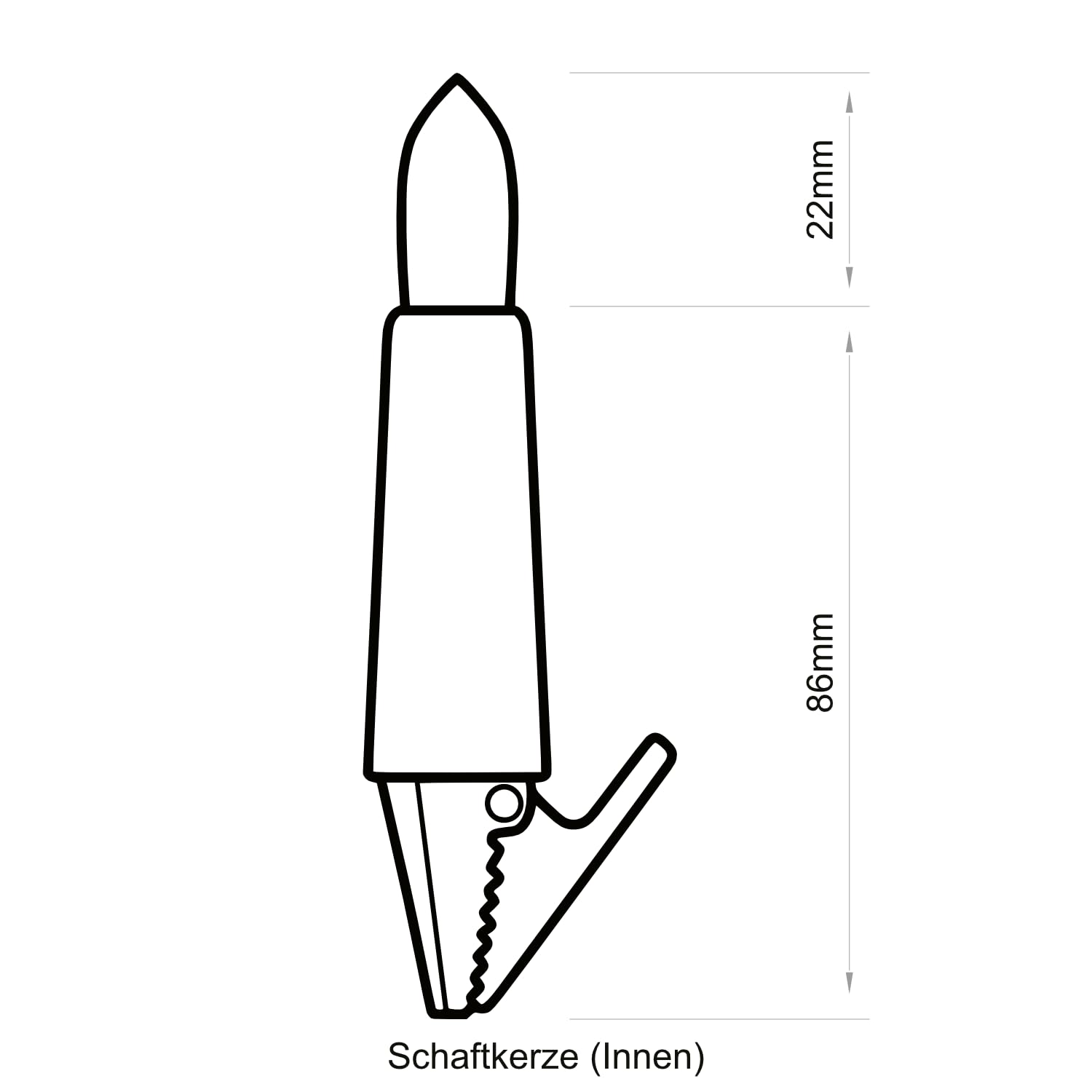 CLGarden Edition NARVA Weihnachtsbaum Kerzenlichterkette 30 große Schaftkerzen in Perlmuttoptik Innen 17,4m Made in Germany 230V inkl. 3 Ersatzlampen
