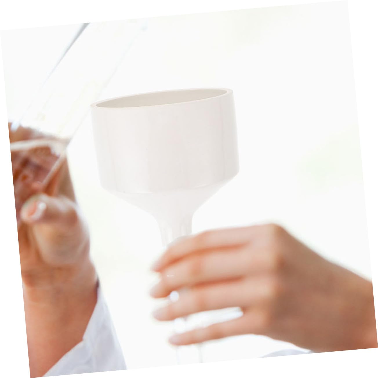 MAGICLULU Embudo Buchner y Pulido para Laboratorio de Cerámica Blanco Ecológico y Filtración Precisa Adecuado para Experimentos Científicos