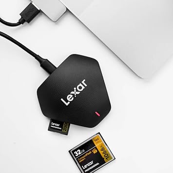 Lexar Multi-Card 3-in-1 USB 3.1 Type-C Reader