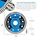 LINE10 Tools 3pk 4.5 Inch Diamond Saw Blades for Angle Grinder - Ultra Thin Tile Cutting Wheel Ceramic Blade - Professional Porcelain Tile Cutter Tool X-Turbo Rim for Granite Stone Masonry Wet Dry Cut