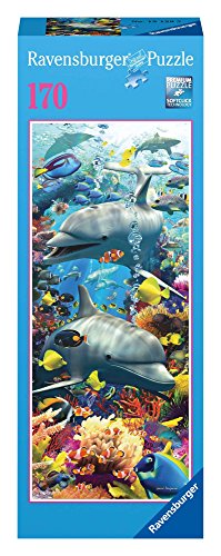 Preisvergleich Produktbild Ravensburger 15129 - Welt der Delfine - 170 Teile Panorama-Puzzle