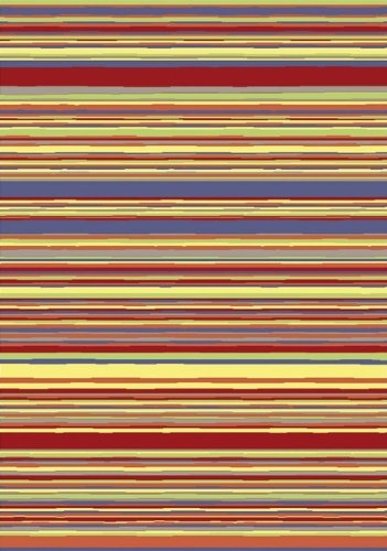 Latitude Aztec 7 ft.8 in. x 10 ft.9 in. WearOn Nylon Machine Tufted- Cut Pile Just for Kids Rug