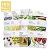 THE FACE SHOP Real Nature Face Mask 15 Pieces Variety Bundle | Naturally Derived,Mild Formula without Additives & High Adhesiveness | K Beauty Facial Sheet Skincare | Avocado,Aloe,Honey,Lemon,etc
