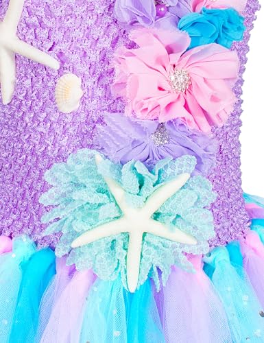 Vestido de Sirena para Niñas con Accesorios miniatura 5
