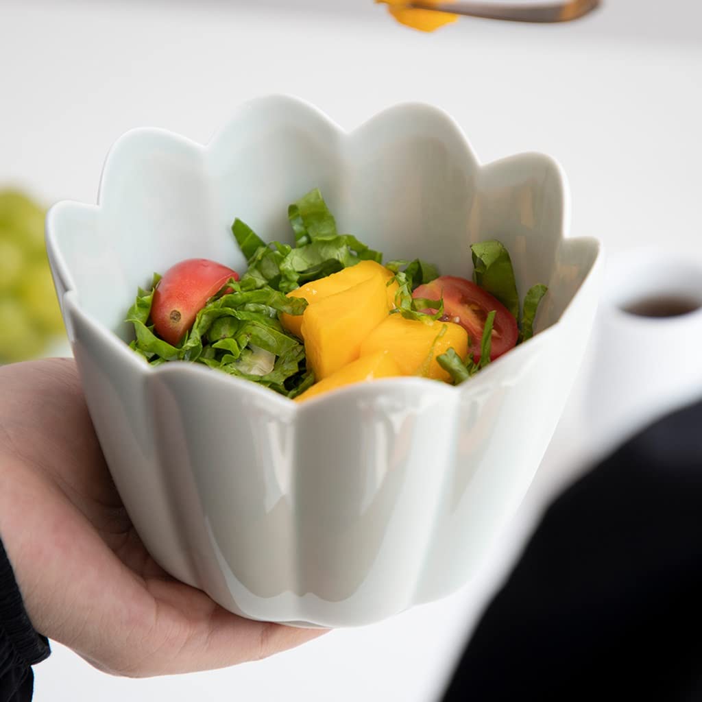 Tazón De Sopa Grande Para Ensaladeras Cuenco de cerámica de estilo chino for el hogar, cuenco for ensalada de frutas y avena, cuenco ligero de lujo for verduras, adecuado for frutas, sopas, Pasta Cuen