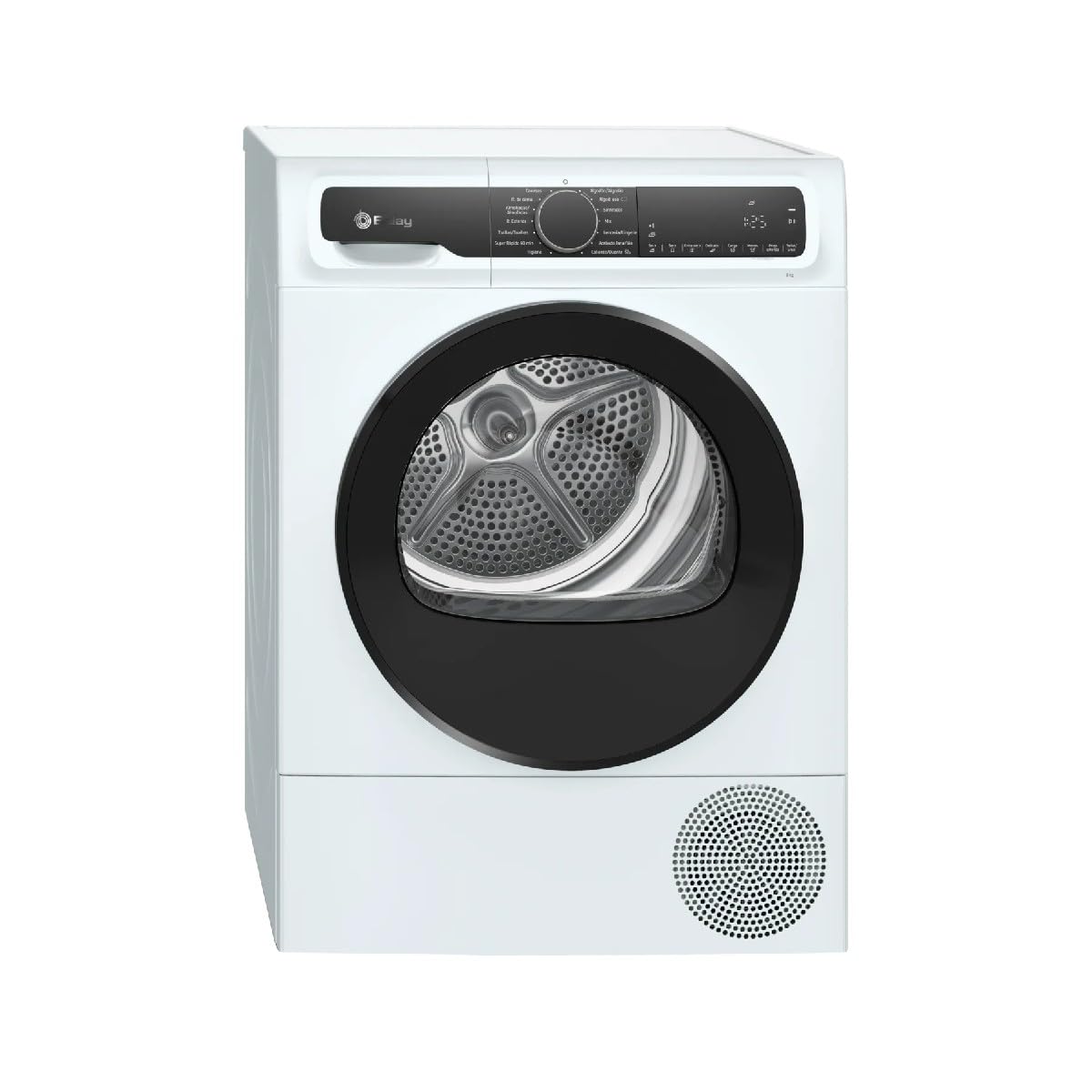 Balay 3SB3091BR Asciugatrice con Pompa di Calore, Silenziosa, Programma Rapido, Meno Ferro da Stiro, Bianco
