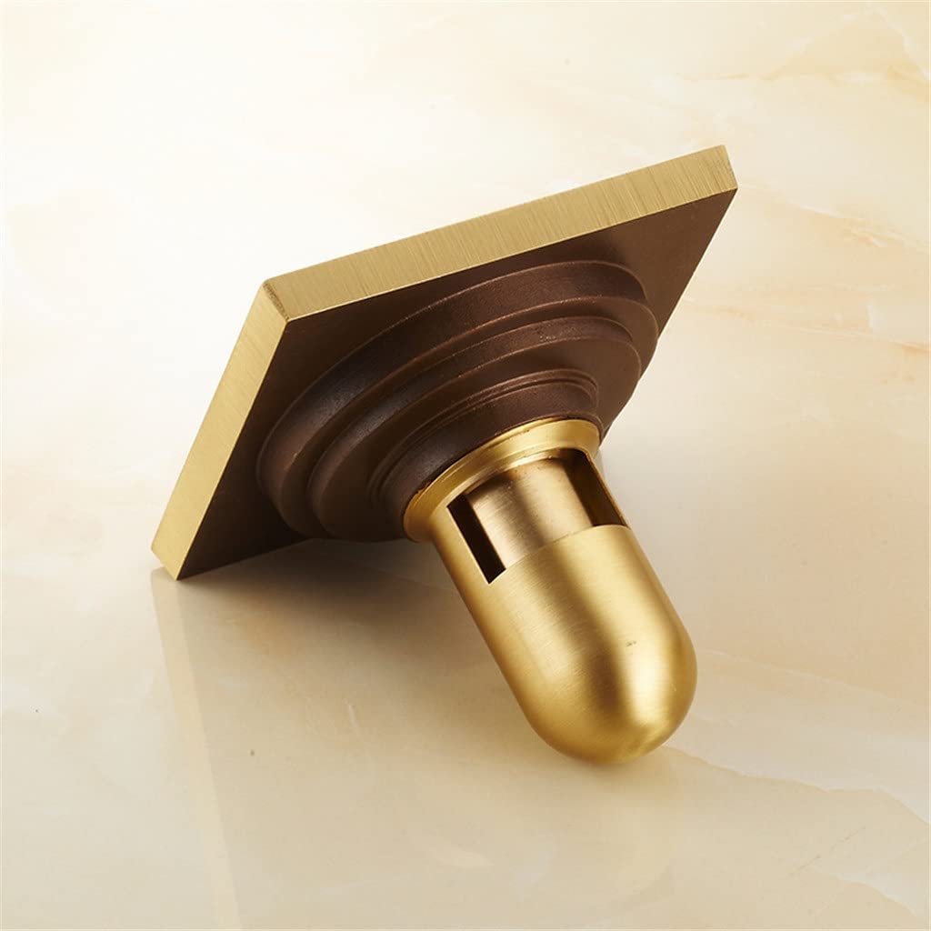 Italiano: 10 * 10 cm Quadrato Antique Brass Art Art Scolpito Bagno Drepidi Doccia Drains Strainer Capelli Dracca da Bagno(I)