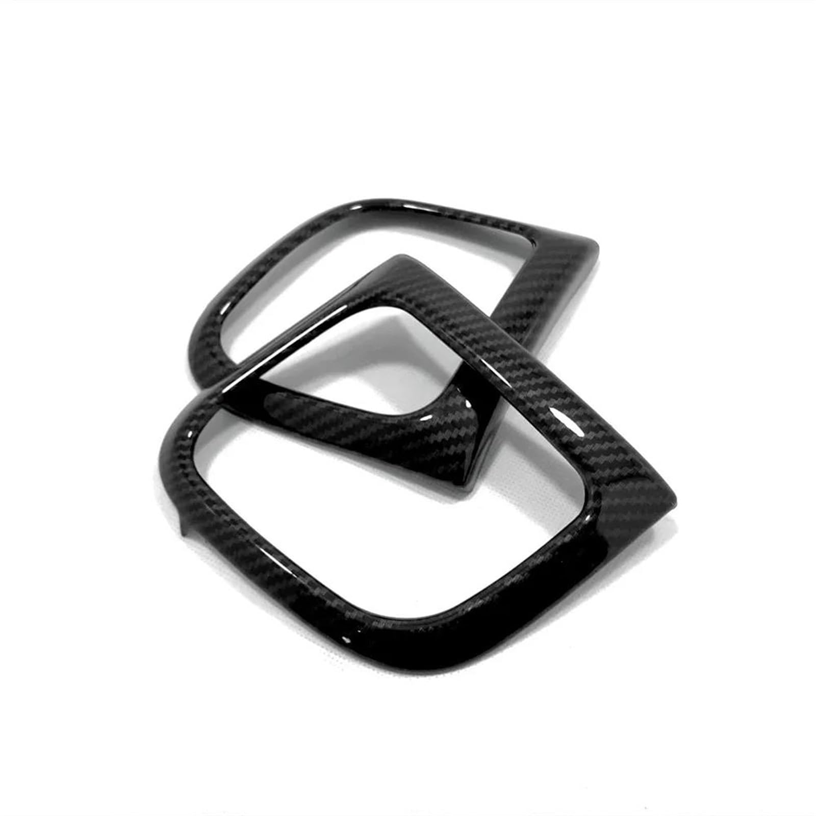 for Jeep for Grand Cherokee WK2 2011-2020 Car Air Condition Vent Cover Trim Outlet Frame Sticker POMPOMPUR(Carbon Fiber Look)
