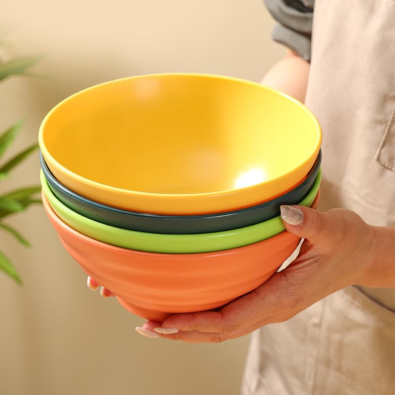 Amazon.co.jp: ボウル 壊れない食器 皿 椀 PPプラスチック カラフル