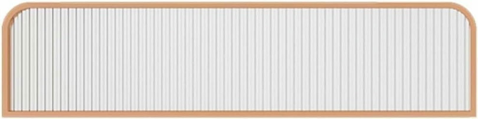 KLGFBDC Stainless Steel Dining Area Dividers - Half Wall Countertop Separator for Restaurant & Hotel Tabletop, Perfect for Creating Private Spaces