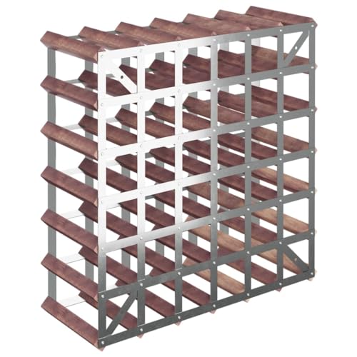 Soporte para 42 botellas de vino madera pino sólida miniatura 4