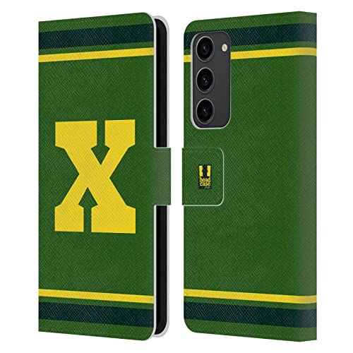 Coque Samsung S23+ 5G étui portefeuille cuir jaune protection intégrale anti-choc avec clapet