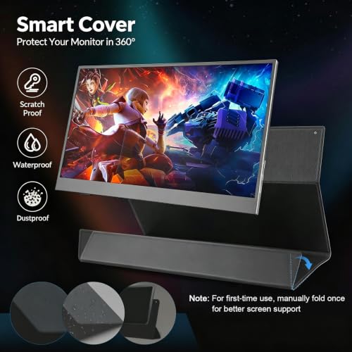Image of 14 inch Portable Touchscreen Travel Monitor 1920 * 1200P IPS /HDR Laptop Screen Extender for Gaming and Computer Display, Compatible with Laptop PC Phone PS4 /PS5 Switch