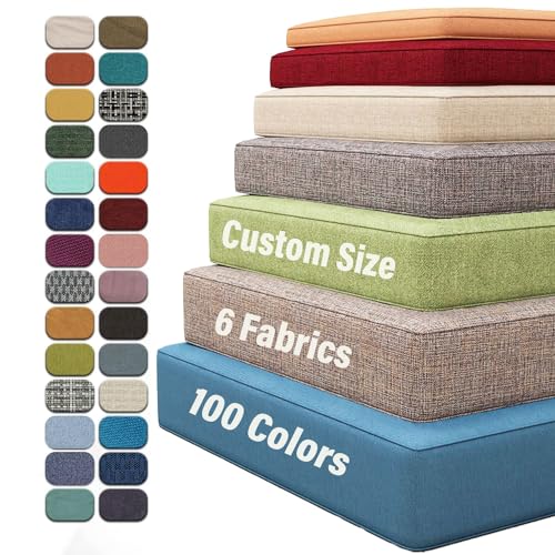 Aocase Coussin Banquette sur Mesure Antidérapant Coussins Banc de Taille Personnalisée Coussins...