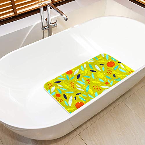 Tapis de bain antidérapant fruits orange citron 35x77 cm - 6