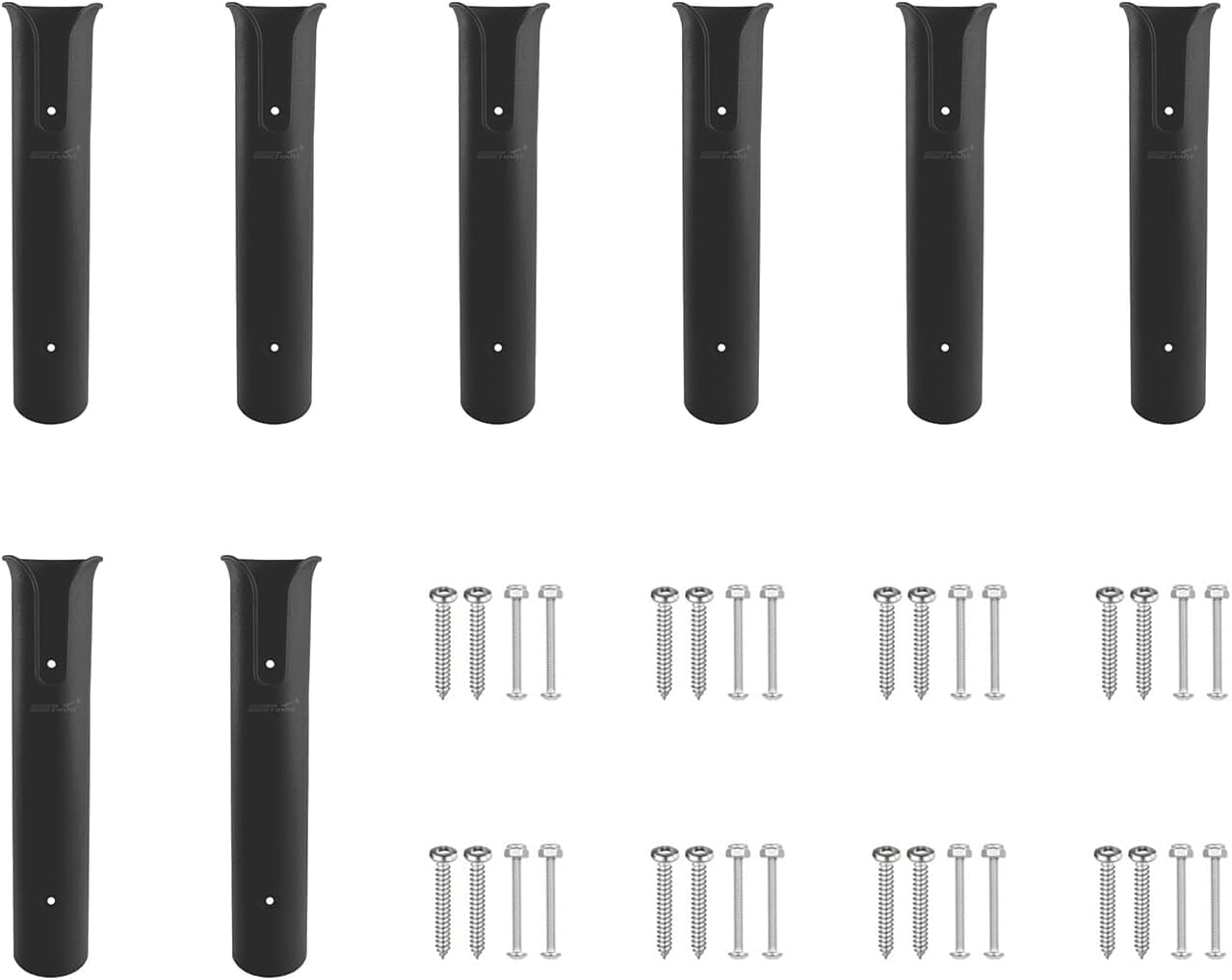 Fishing Rod Holder Bracket: 8 Pcs Fishing Rod Holders with Screws,8 Pcs Fishing Rod Holder Bracket,Including Easy-to-Install Screws;Perfect for Boats, Kayaks, Walls, Coolers, and Trailers. Fishing Rod Holder Bracket: 8 Pcs Fishing Rod Holders with Screws,8 Pcs Fishing Rod Holder Bracket,Including Easy-to-Install Screws;Perfect for Boats, Kayaks, Walls, Coolers, and Trailers.