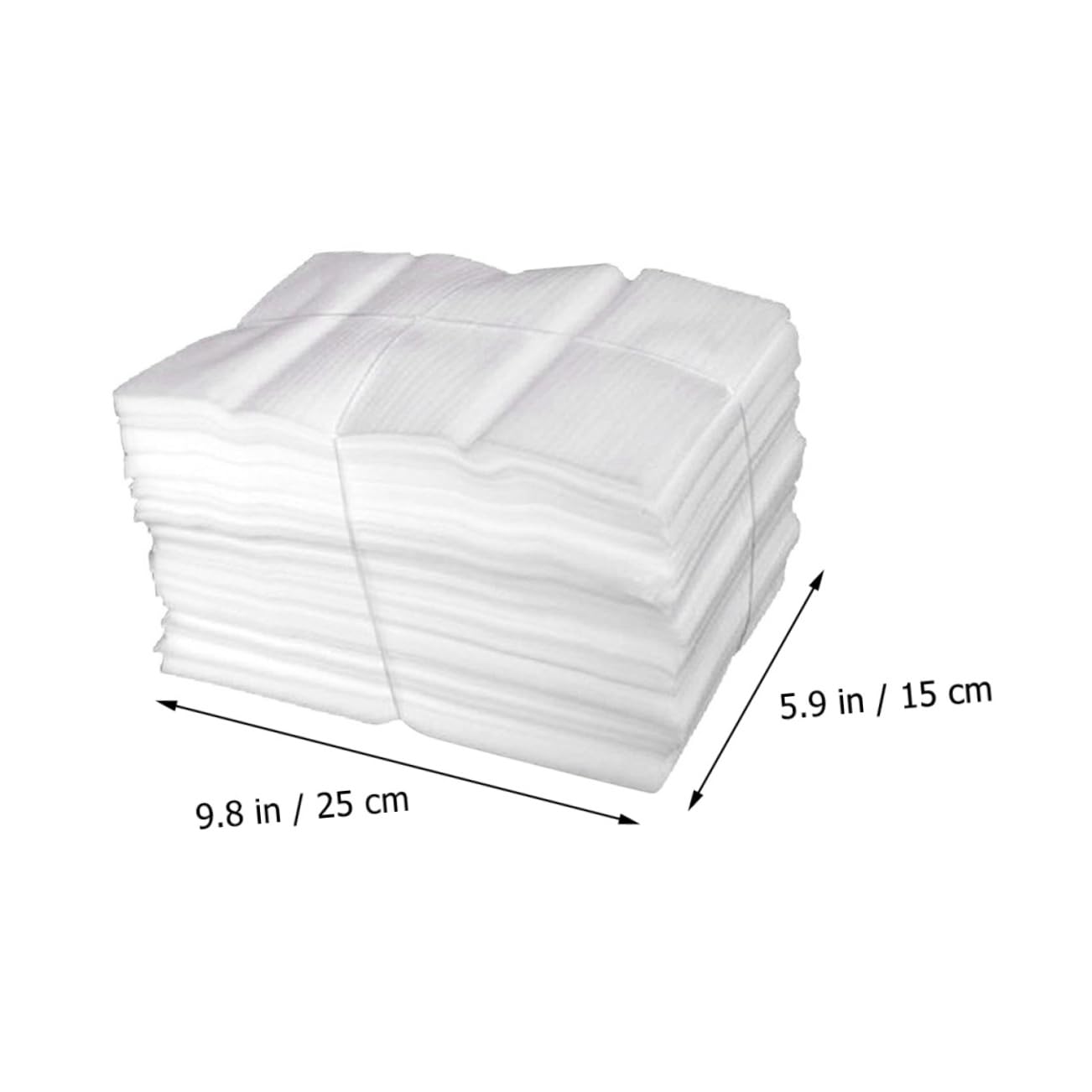 Uonlytech Lot De 100 Sacs Mousse Antichoc 25X15 Cm Pour Emballage De Vaisselle Verres Et Objets Fragiles Protection Et Déménagement