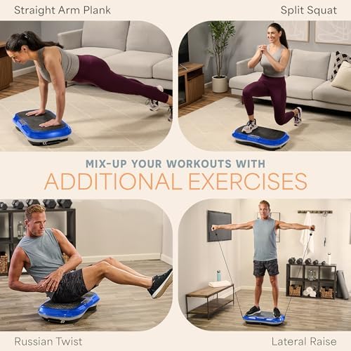 Lifepro Waver Vibration Plate Exercise Machine with 99 Speeds & 10 Presets — view 8