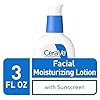 CeraVe AM Facial Moisturizing Lotion with SPF 30 | Oil-Free Face Moisturizer with SPF | Formulated with Hyaluronic Acid, Niacinamide & Ceramides | Non-Comedogenic | Broad Spectrum Sunscreen | 3 Ounce
