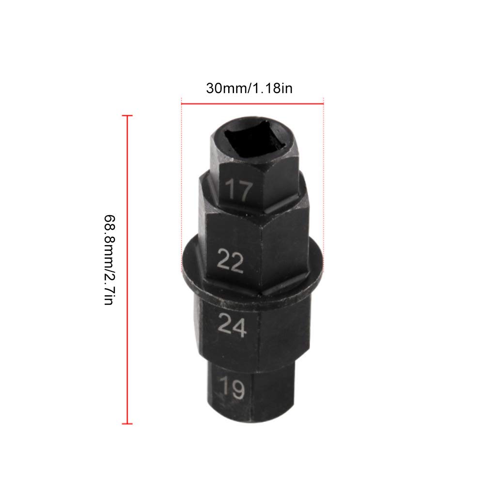 Attrezzo per asse esagonale motociclo 17mm 19mm 22mm 24mm chiave gomma anteriore S1000RR