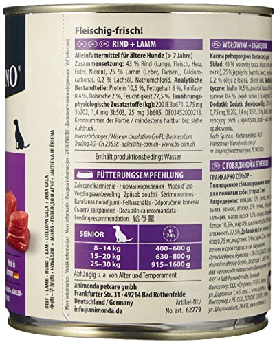 Animonda GranCarno Senior cibo per cani, alimento