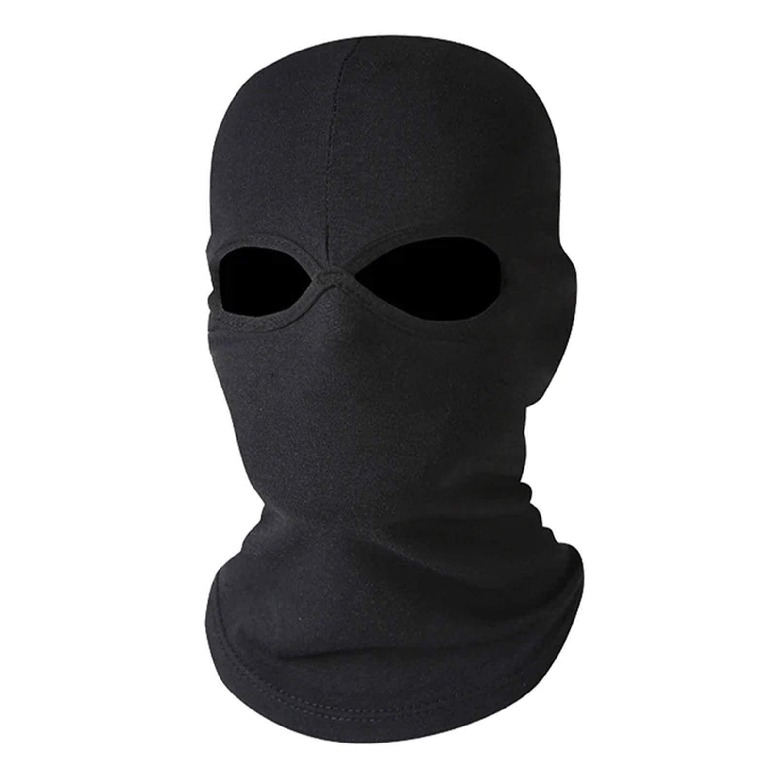 2Pcs Ski Mask Full Face Cover Hat Winter Ski Cycling Hat Sun Protection Scarf Outdoor Sports Warm Face Masks(Black A)