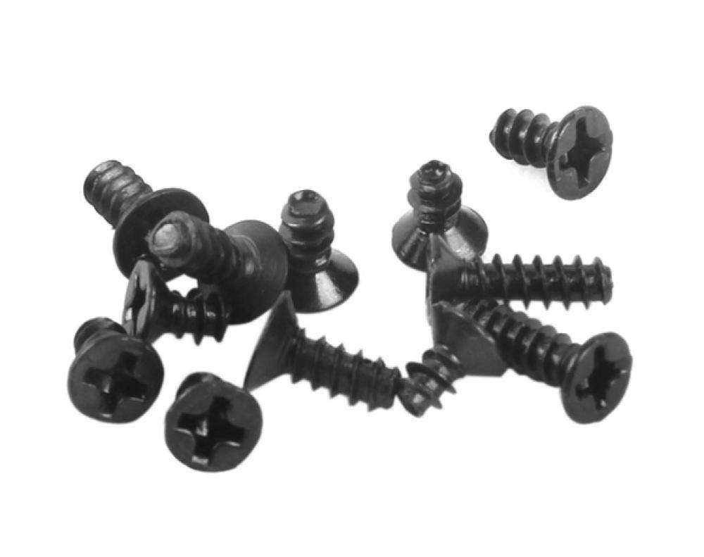 Tornillo Phillips, Iron-Haired Black Cross Flat countersunk Head Tapping Screws, Small Screws, National Standard, M1.4M1.7M2M3-M2*4 * 100pcs(M2.6 * 10 * 100)