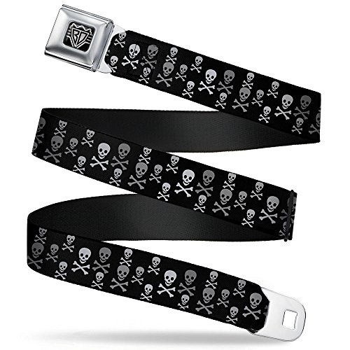 Cinturón de calavera Buckle-Down para evitar pantalones caídos en niños activos