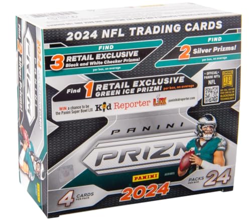 2024 Panini Prizm NFL Football Factory Sealed Retail Box 24 Packs...