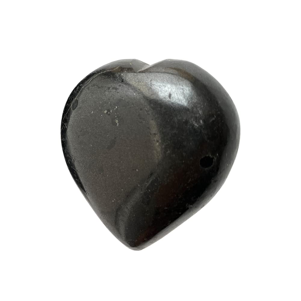 Crystal Heart, 5-7cm, Black Agate