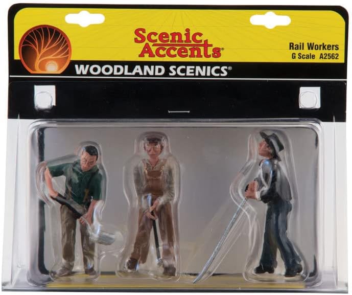 Woodland Scenics G Scale Scenic Accents Figures/People Rail Workers