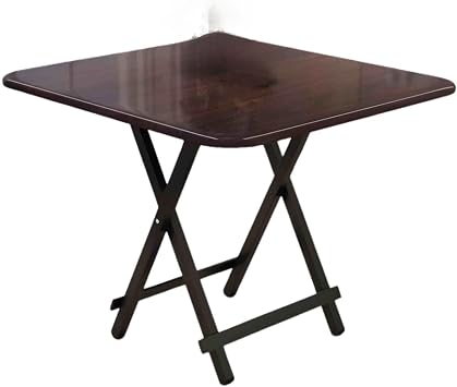Folding Table Portable Square Dining Table Stall Table Home Dining Table Small Square Table Balcony Folding Table Simple Kitchen and Dining Table, Office, Kids, Children Tables Size