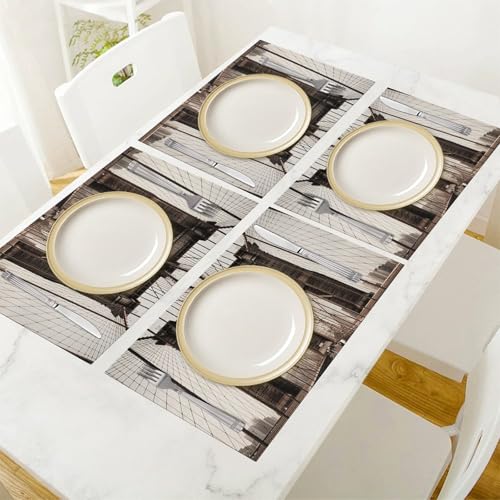 Sets de table lavables pour protéger la salle à manger des taches