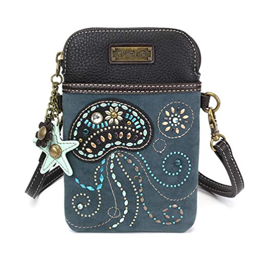 Chala Dazzled Jellyfish Cellphone Crossbody Handbag